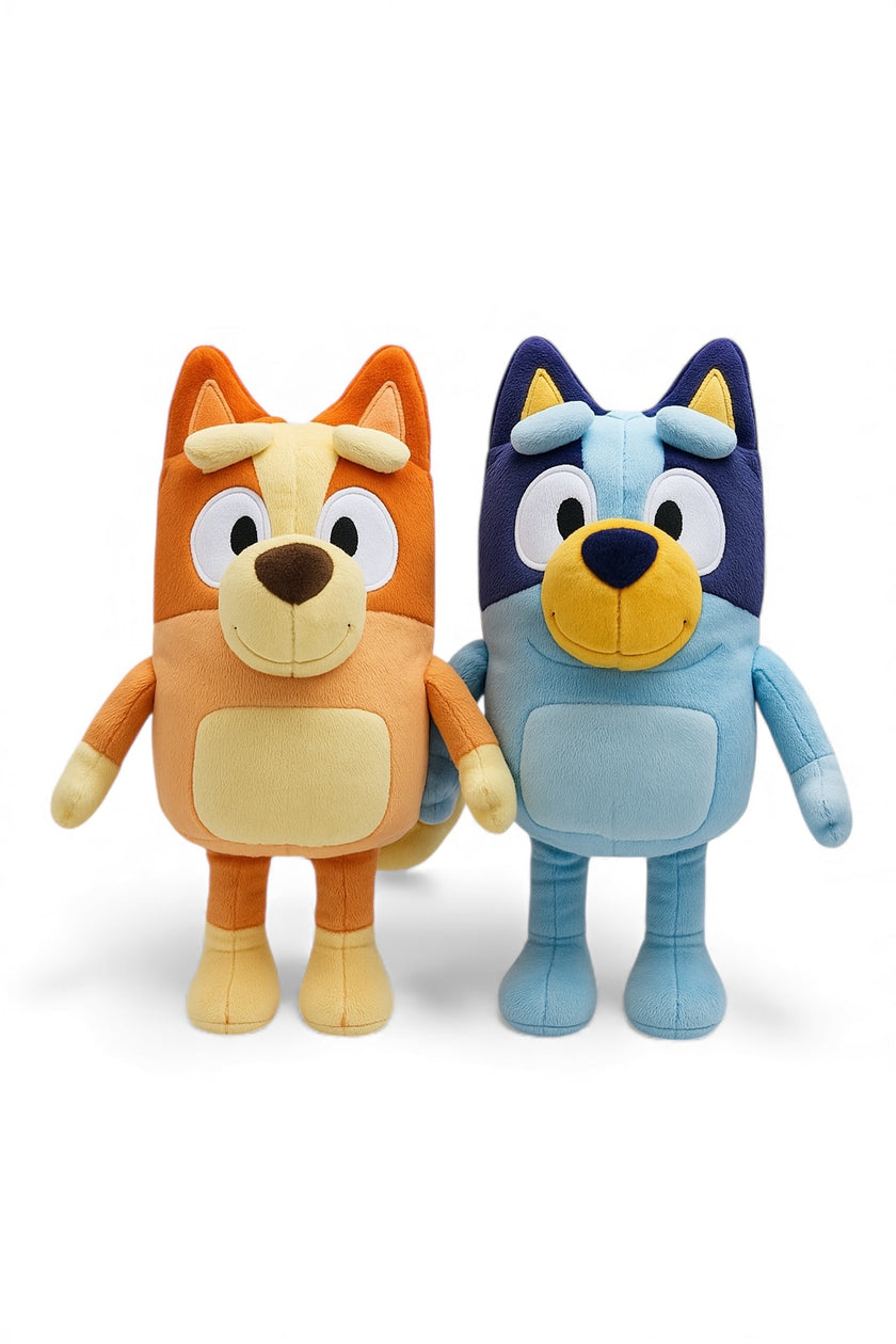 Switch! Adapted Bluey & Bingo Talking Plush Bundle