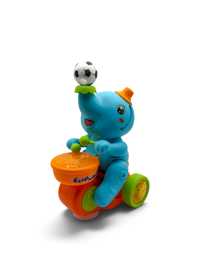 Switch! Adapted Elephant Soccer Drummer