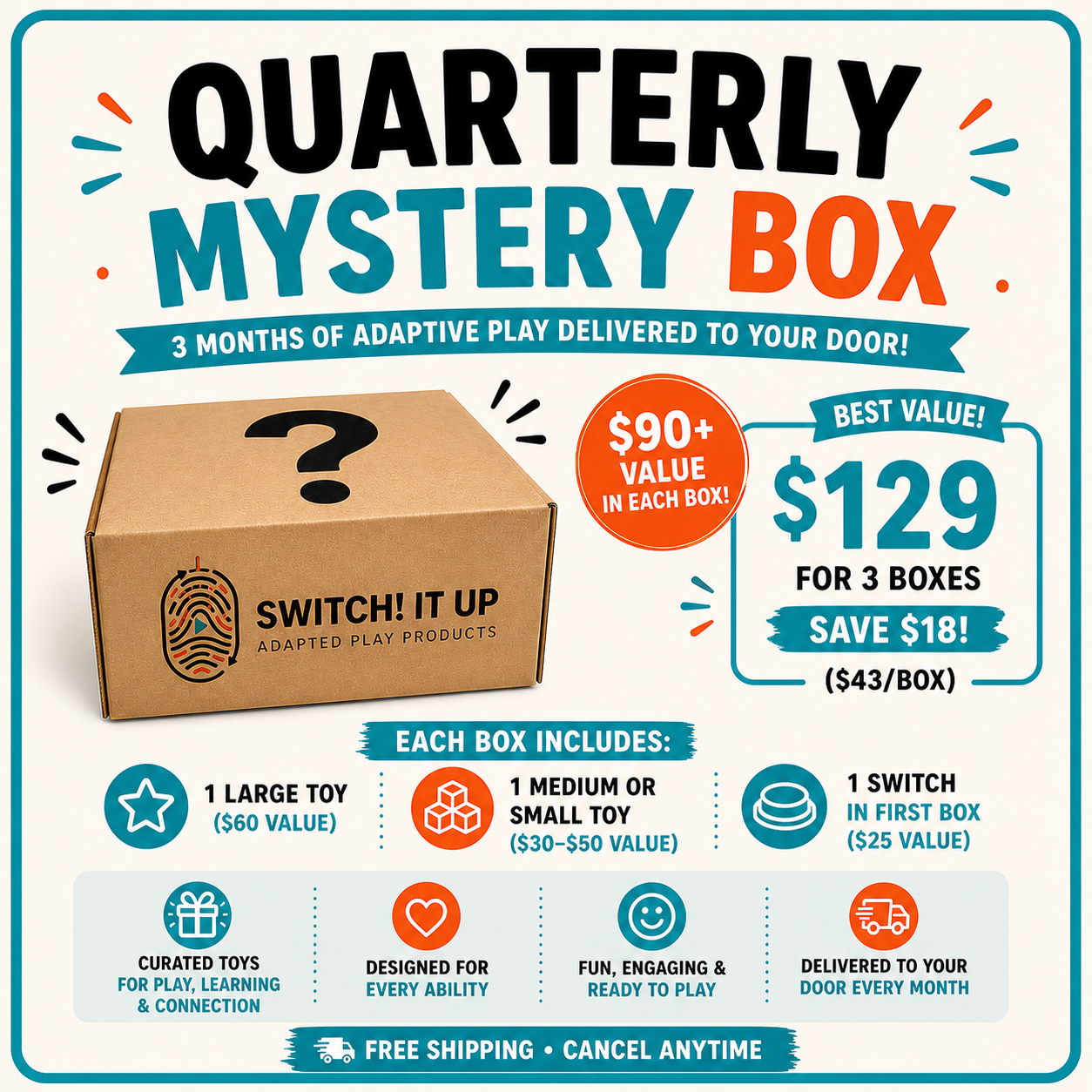 Quarterly Mystery Box Subscription