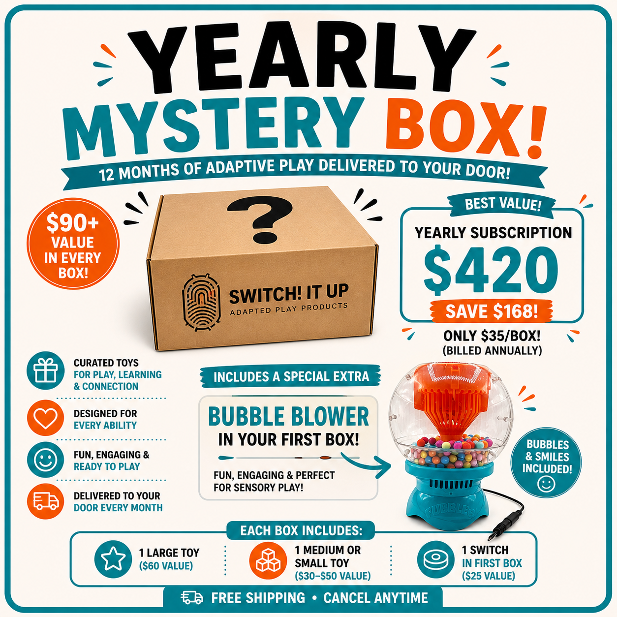Yearly Mystery Box Subscription