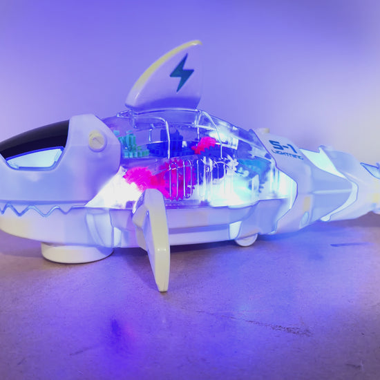 Switch! Adapted Light-Up Gear Shark Toy